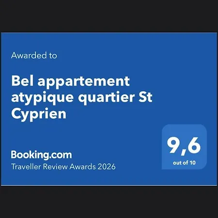 Lägenhet Bel Atypique Quartier St Cyprien Toulouse